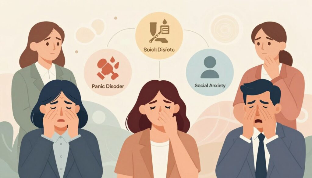 rodzaje zaburzeń lękowych